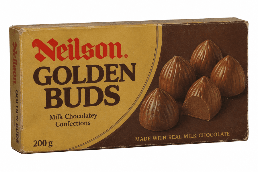 Neilson Golden Buds milk-chocolate confections