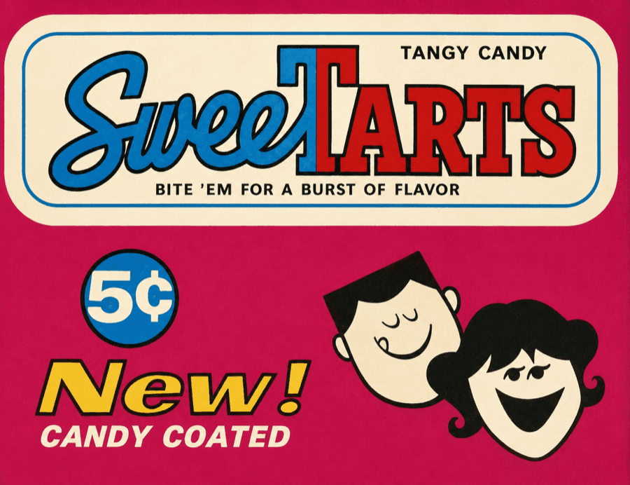 SweetTarts — bite 'em for a burst of flavour
